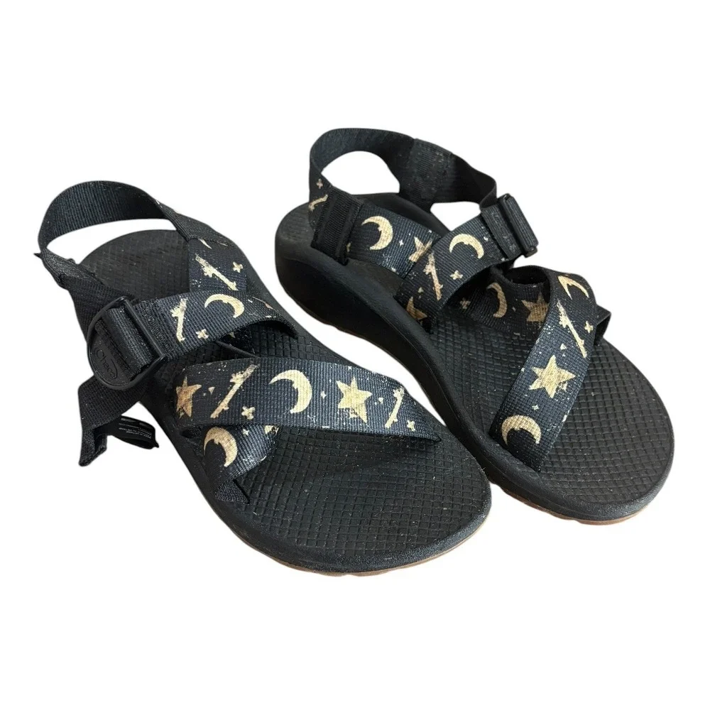 Chaco Woodstock 50th Anniversary Z Cloud Sandals Summer of 69 Celestial Black